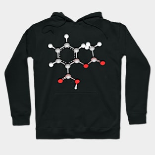 Aspirin Molecule Hoodie